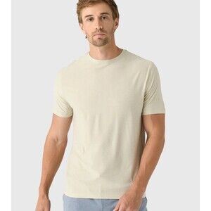Vuori Men’s Strato Tech Tee T Shirt Size Small Mushroom Heather V126 Performance